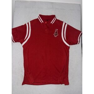SIA Collective Mens Polo Shirt Size L Red Embroidered RARE